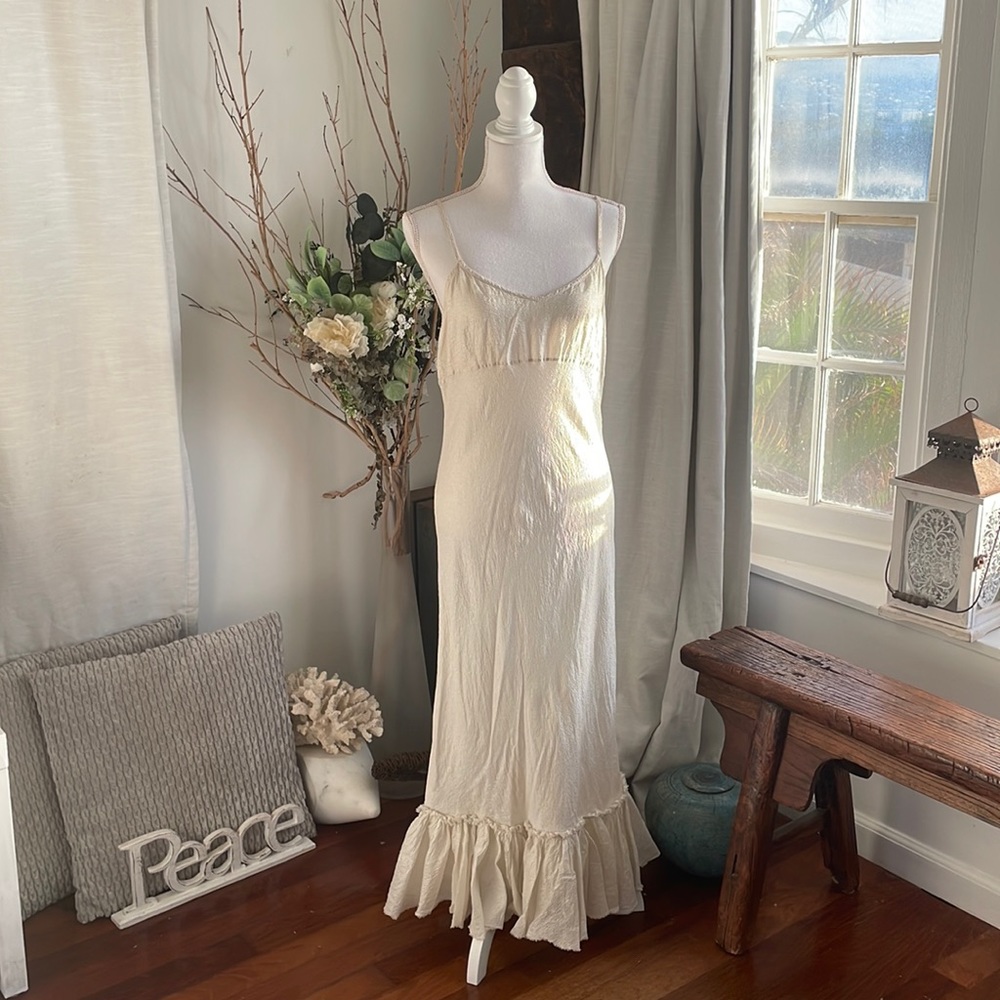 Marianne Kooimans size 4 silk long dress